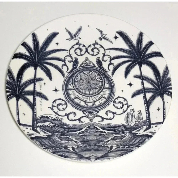 Fairyloot Exclusive The Adventures of Amina al-Sirafi Ceramic Plate Nautical NEW - Picture 1 of 6